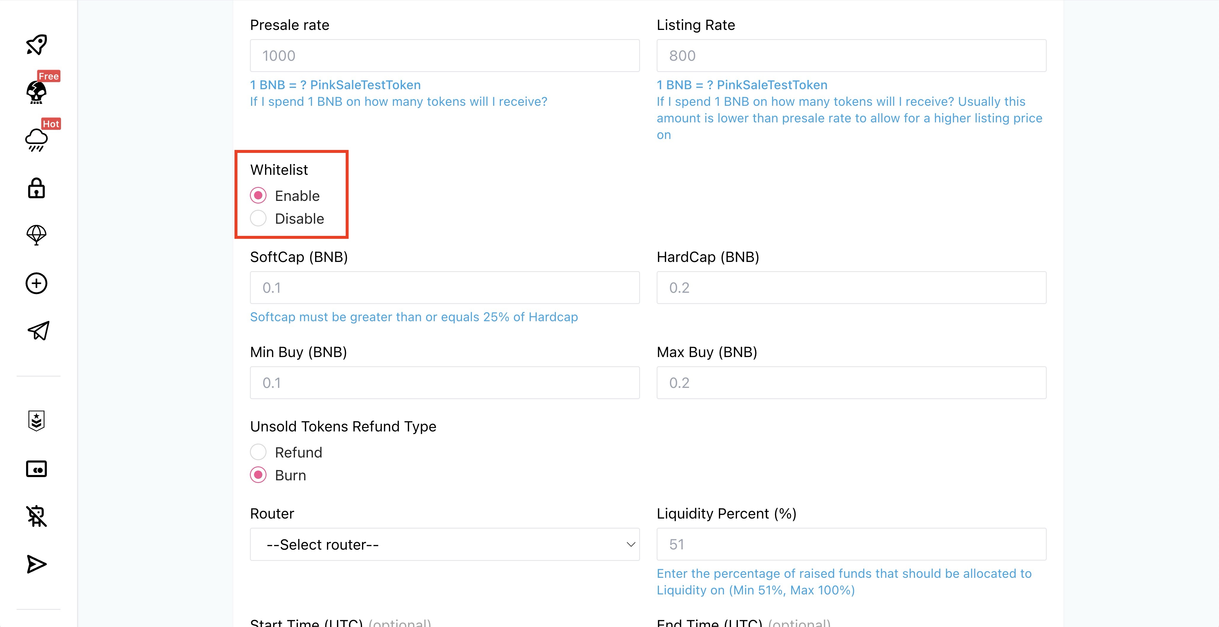 Add Remove Whitelists Enable