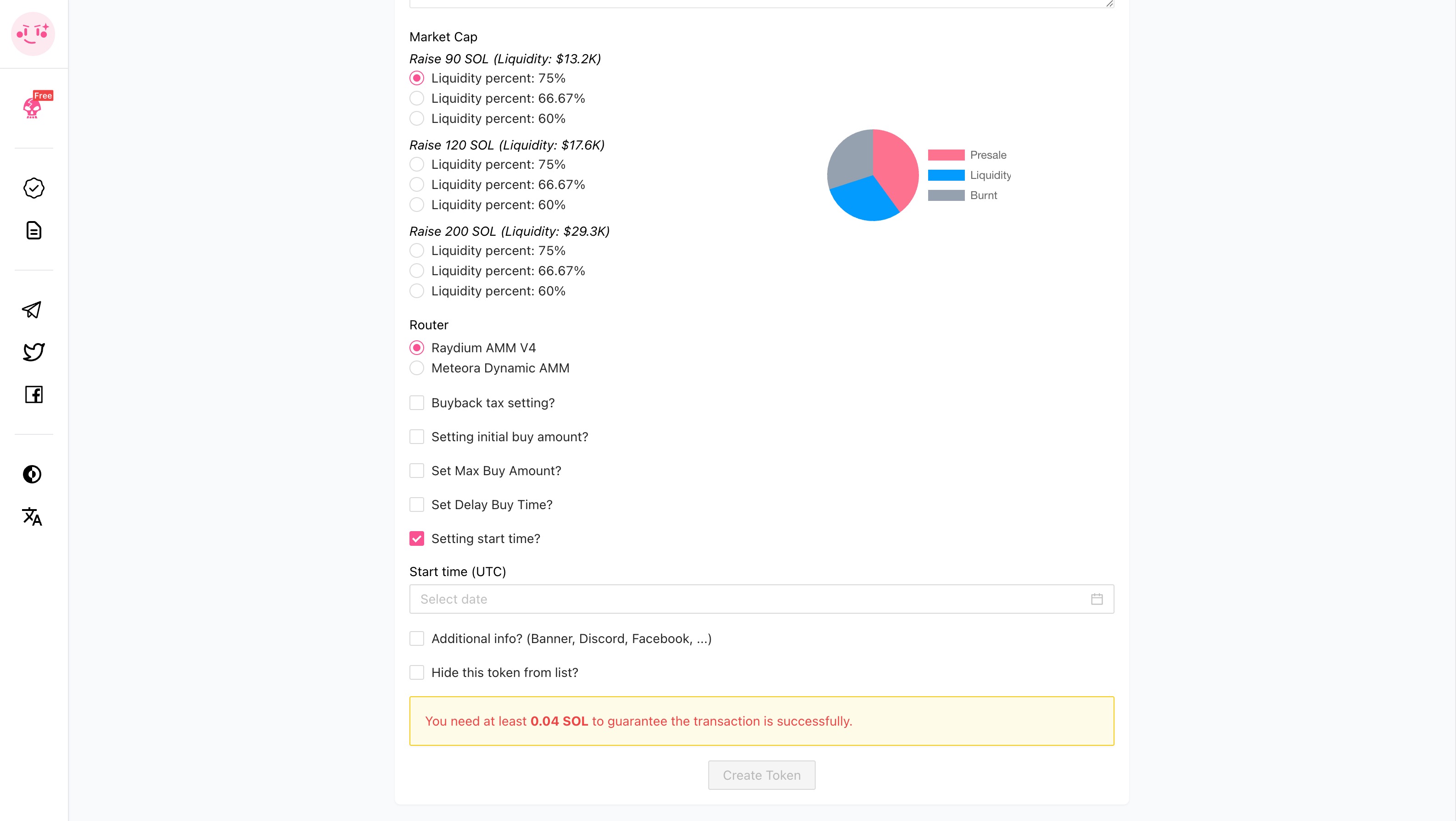 Create A Whitelist Degen Solana 2