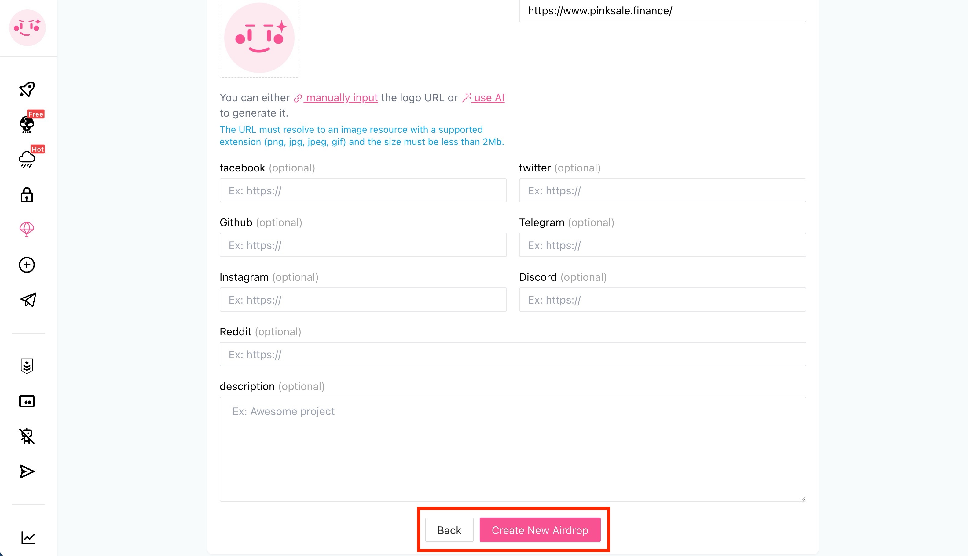 Create An Airdrop 4
