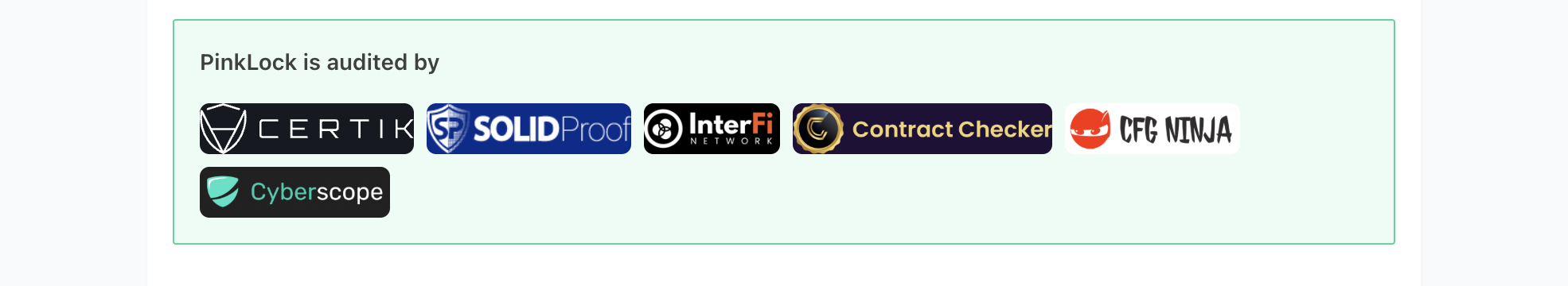 PinkLock Interface Overview