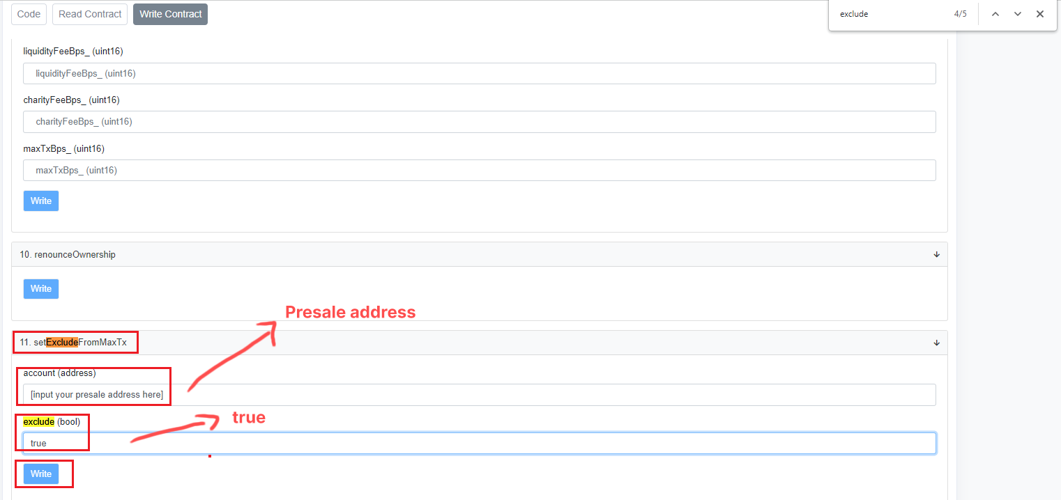 Finalize A Presale Manual Listing 5