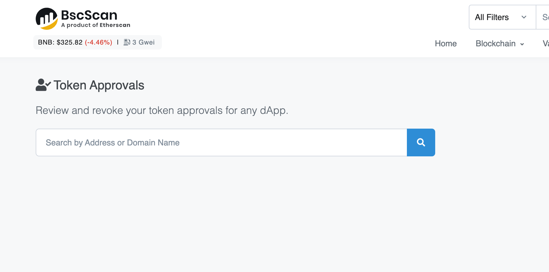 Token Approval Checker Interface