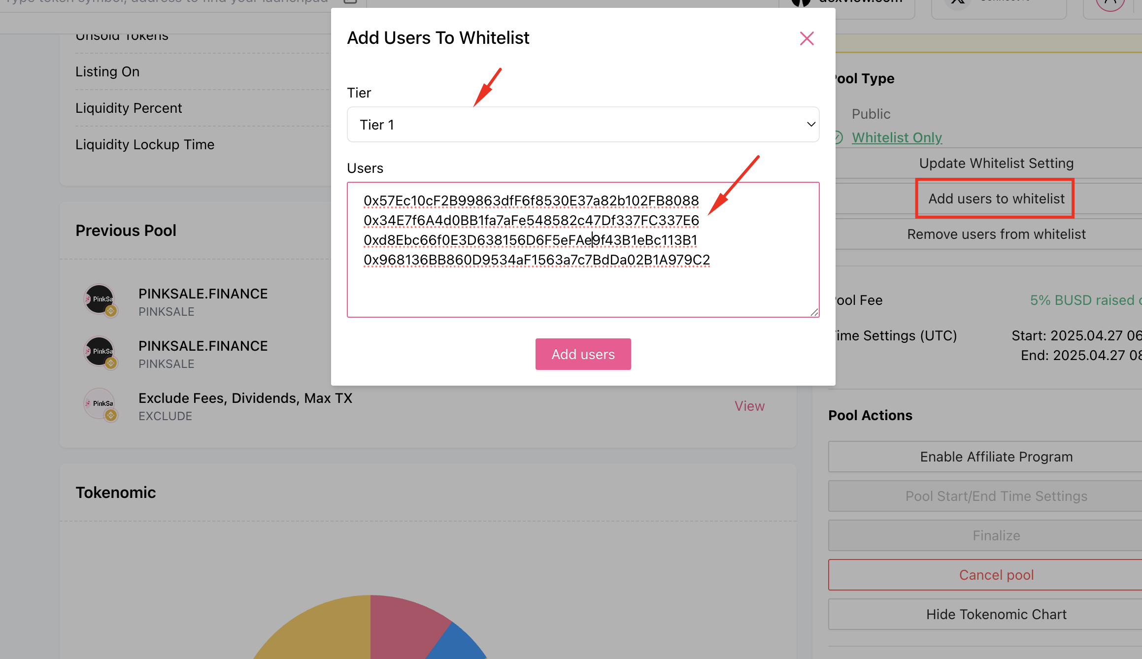 Whitelist Tiers - Adding Users to a Specific Tier